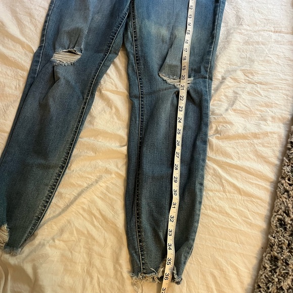 Celebrity Pink Distressed Skinny Jeans - Picture 3 of 6